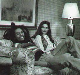                      BoB Marley avec Cindy Breakspear